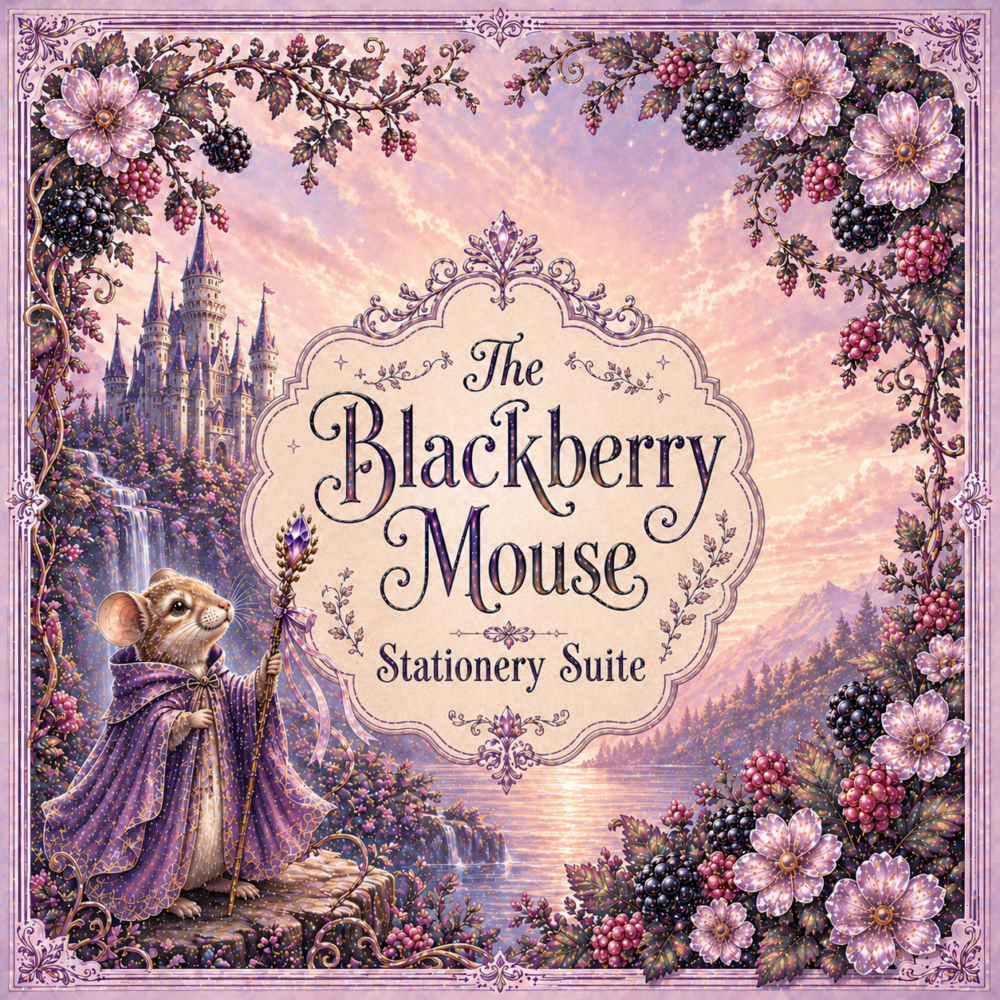 The Blackberry Mouse Stationery